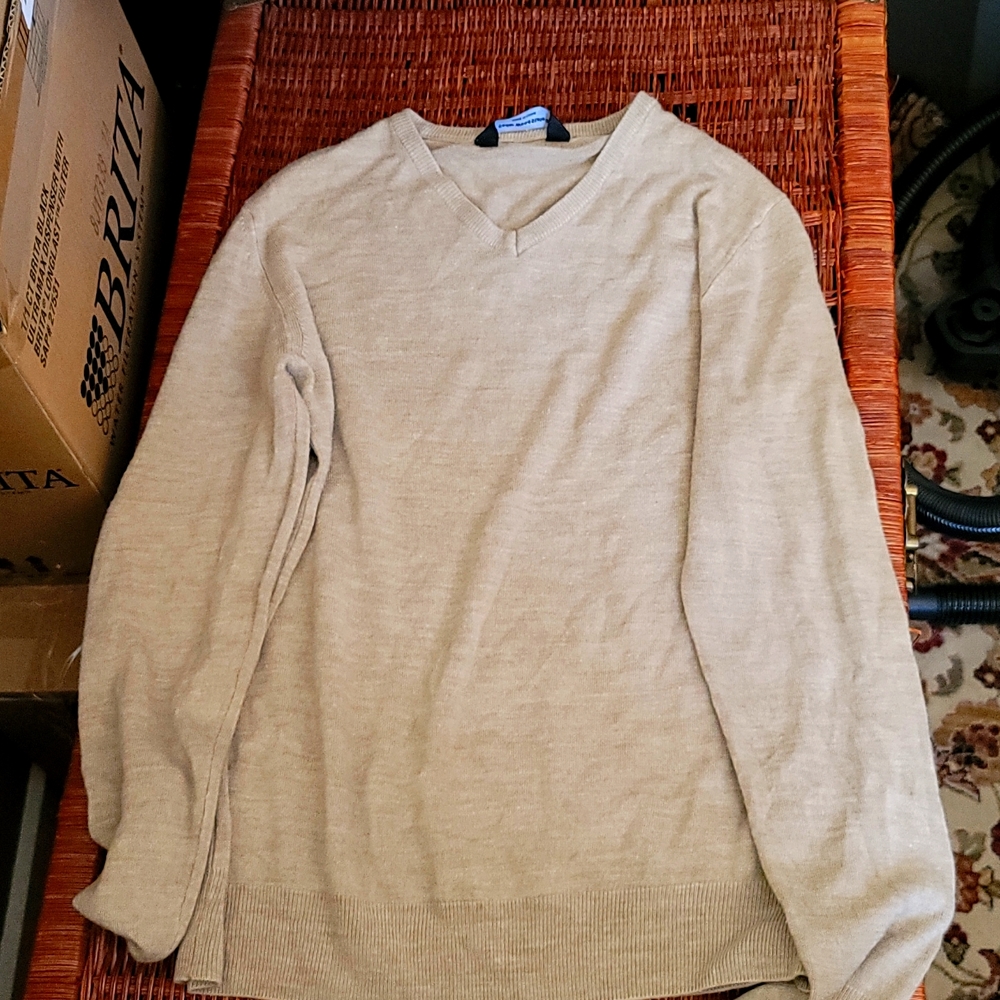 Mens Pullover V Neck Cardigan